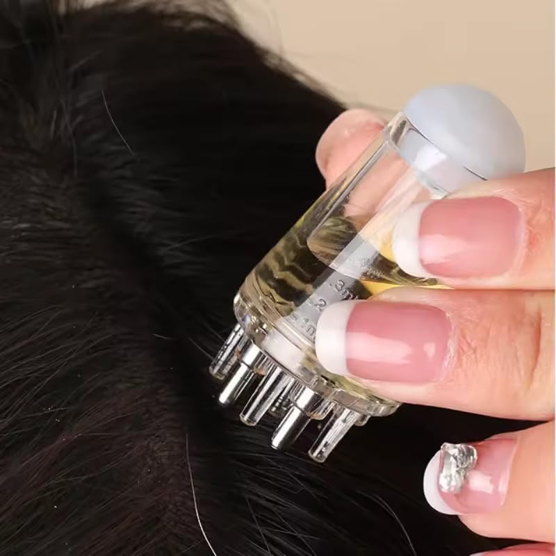 Scalp Applicator & Deep Root Hair Comb – Precision Oil & Serum Dispenser