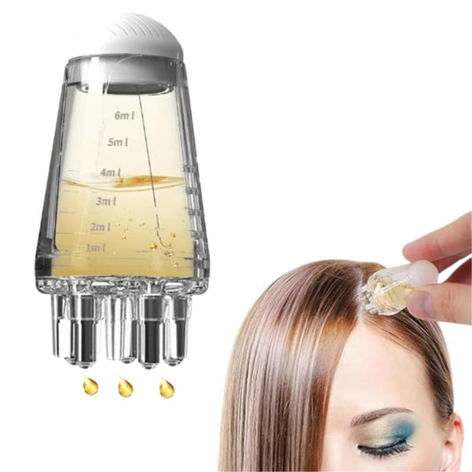Scalp Applicator & Deep Root Hair Comb – Precision Oil & Serum Dispenser