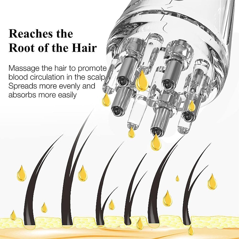 Scalp Applicator & Deep Root Hair Comb – Precision Oil & Serum Dispenser