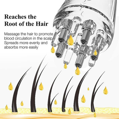 Scalp Applicator & Deep Root Hair Comb – Precision Oil & Serum Dispenser
