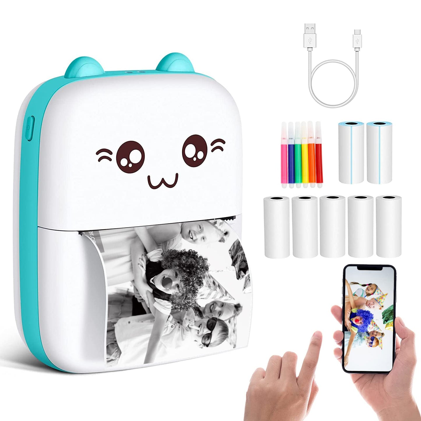 Inkless Bluetooth Pocket Printer